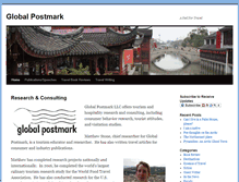 Tablet Screenshot of globalpostmark.com